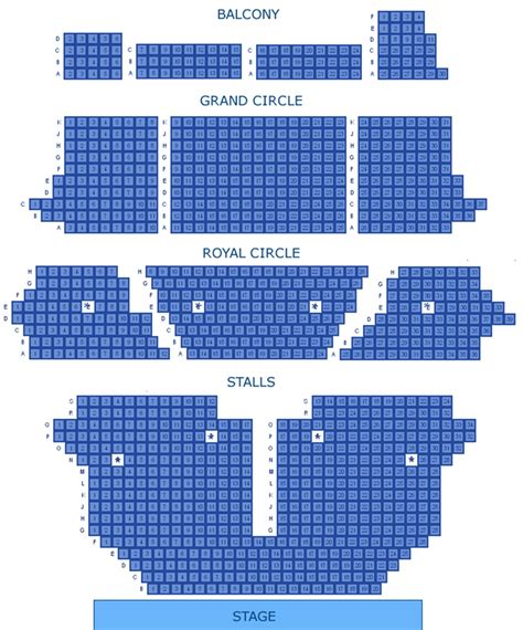 phantom of the opera seating plan